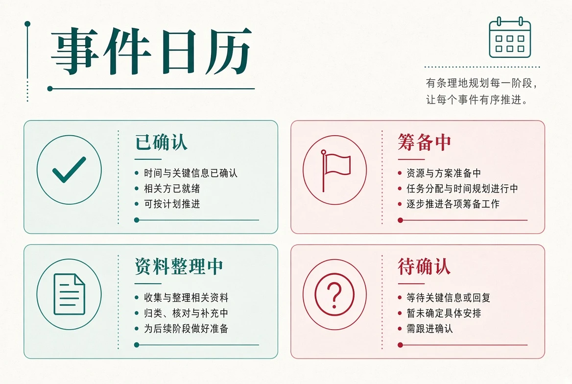 娱乐活动和内容事件状态专题视觉